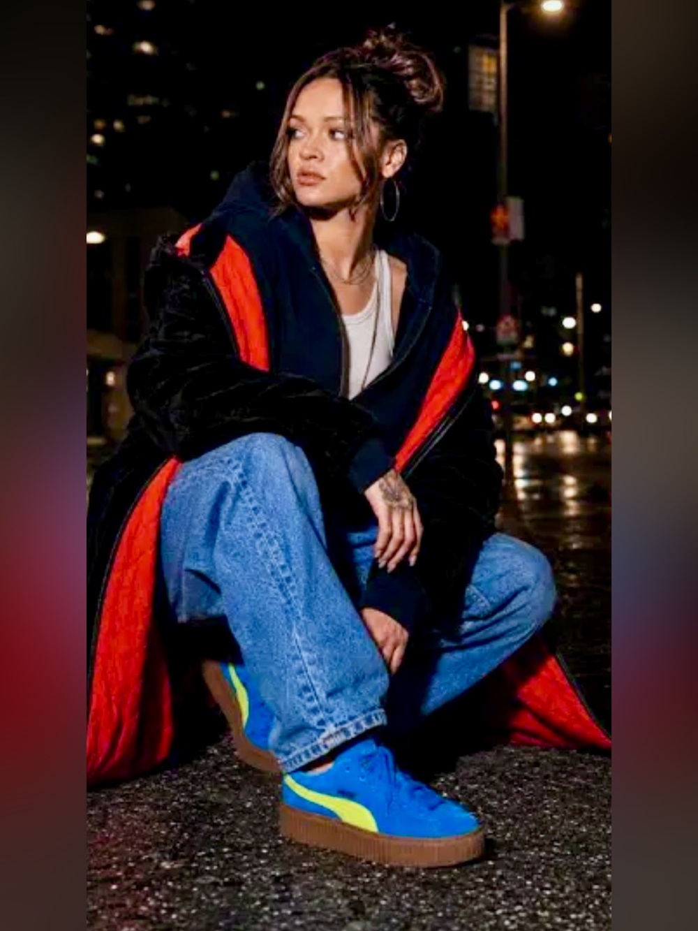 PUMA creeper Phatty Rhianna Fenty Speed Blue